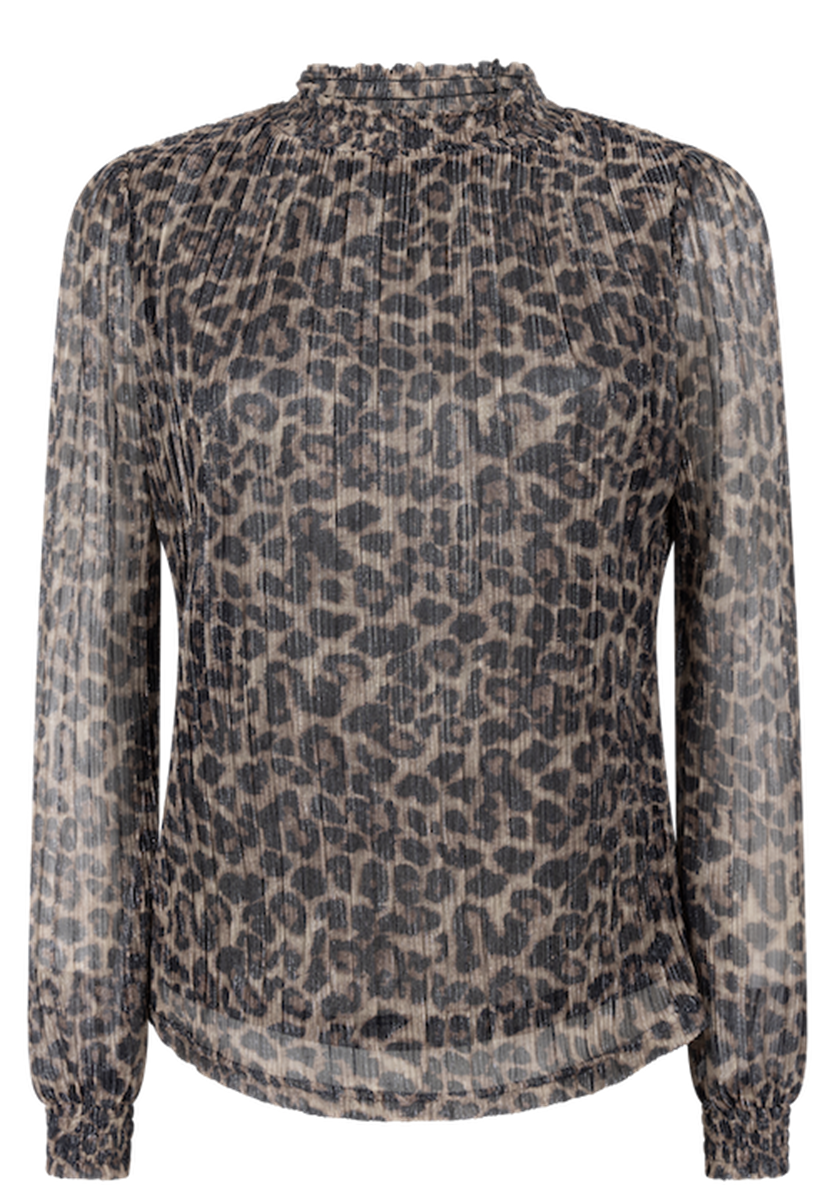 Aaiko Blouse TORY ANIMAL PES 5 Zwart 1