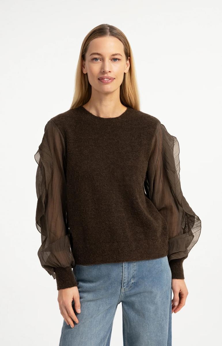 YAYA Trui 01-000638-609 Bruin 1