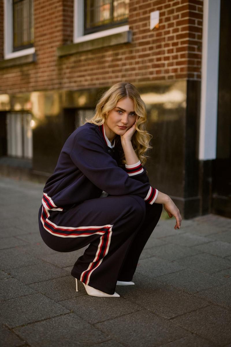 NUKUS Pantalon Nora Blauw 6