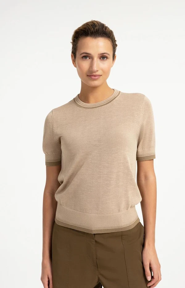 YAYA Trui 01-000610-608 Beige 1