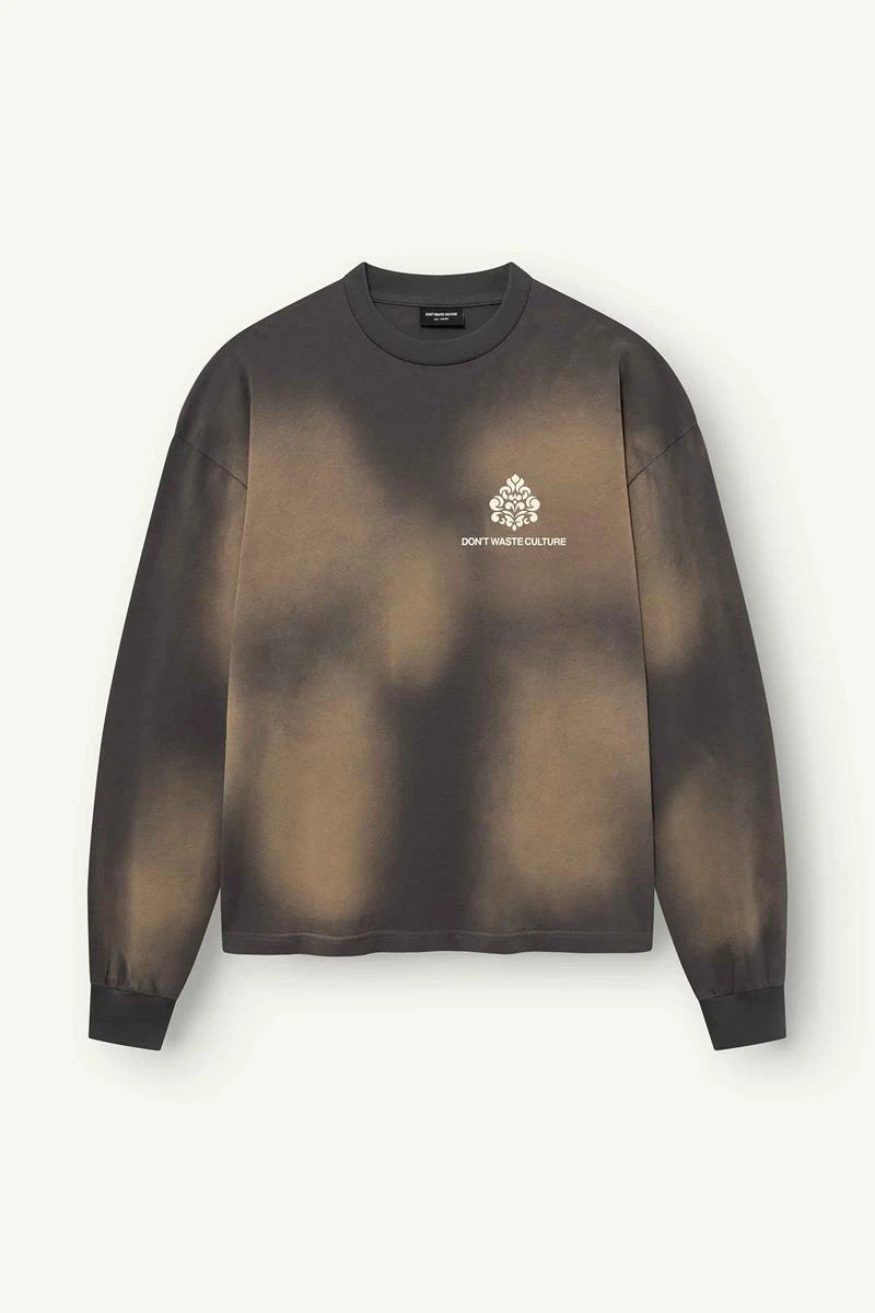 Don't waste culture Sweater Fade Grijs 2