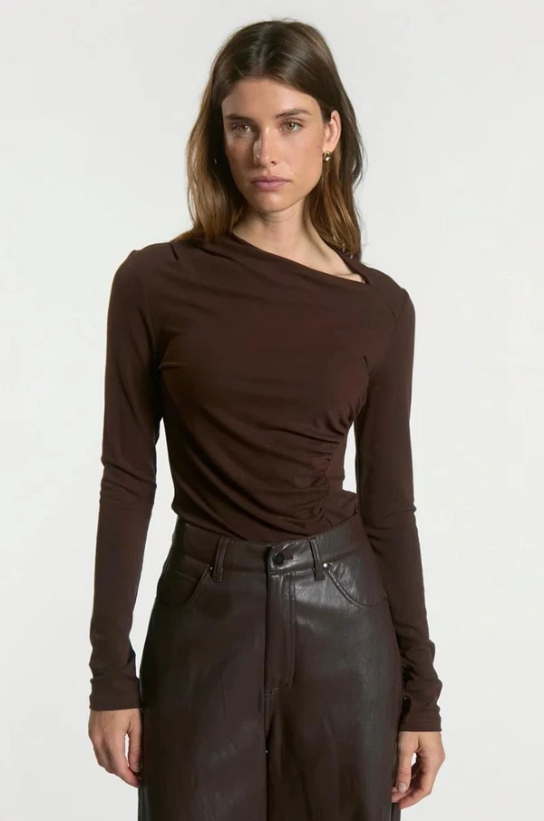 Aaiko Longsleeve Jalisse Bruin 1