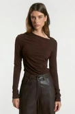 Aaiko Longsleeve Jalisse Bruin 1