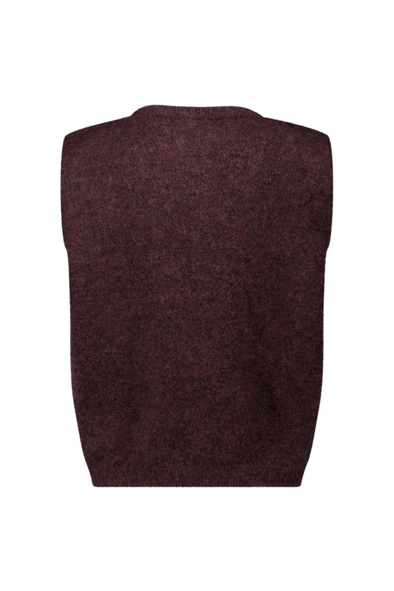 Studio Anneloes Vest Bibi sls cardigan Bruin 2