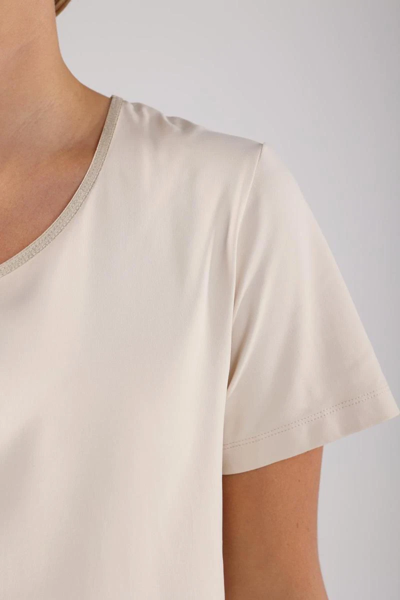 NUKUS T-Shirt Tirza Beige 6