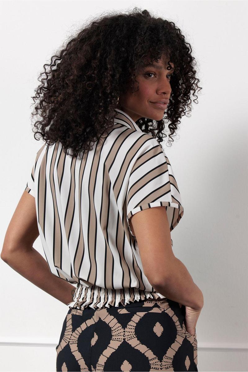 Studio Anneloes Blouse Lena Stripe Beige 3