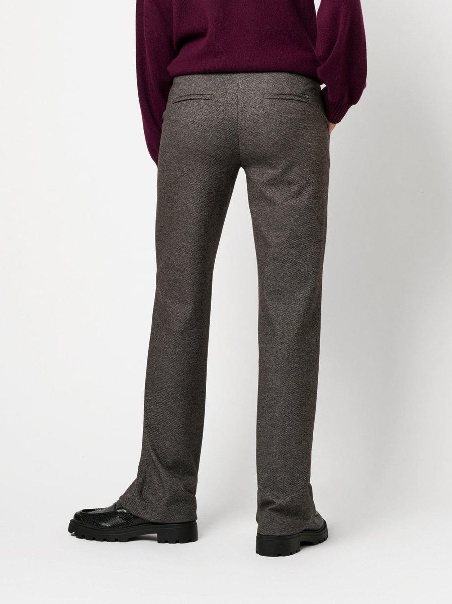 TONI Pantalon Jenny Wide Leg Grijs 3