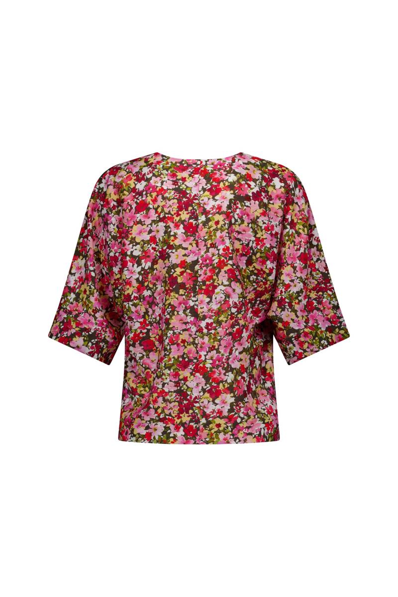 Studio Anneloes Blouse Madison Flower Rood 3
