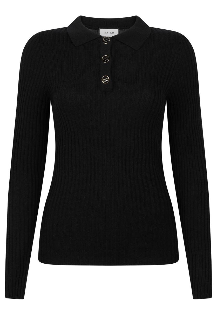 Aaiko Trui FLORES WO 310 Zwart 2