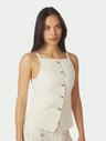 Neo Noir Gilet Kylie Off-White 1