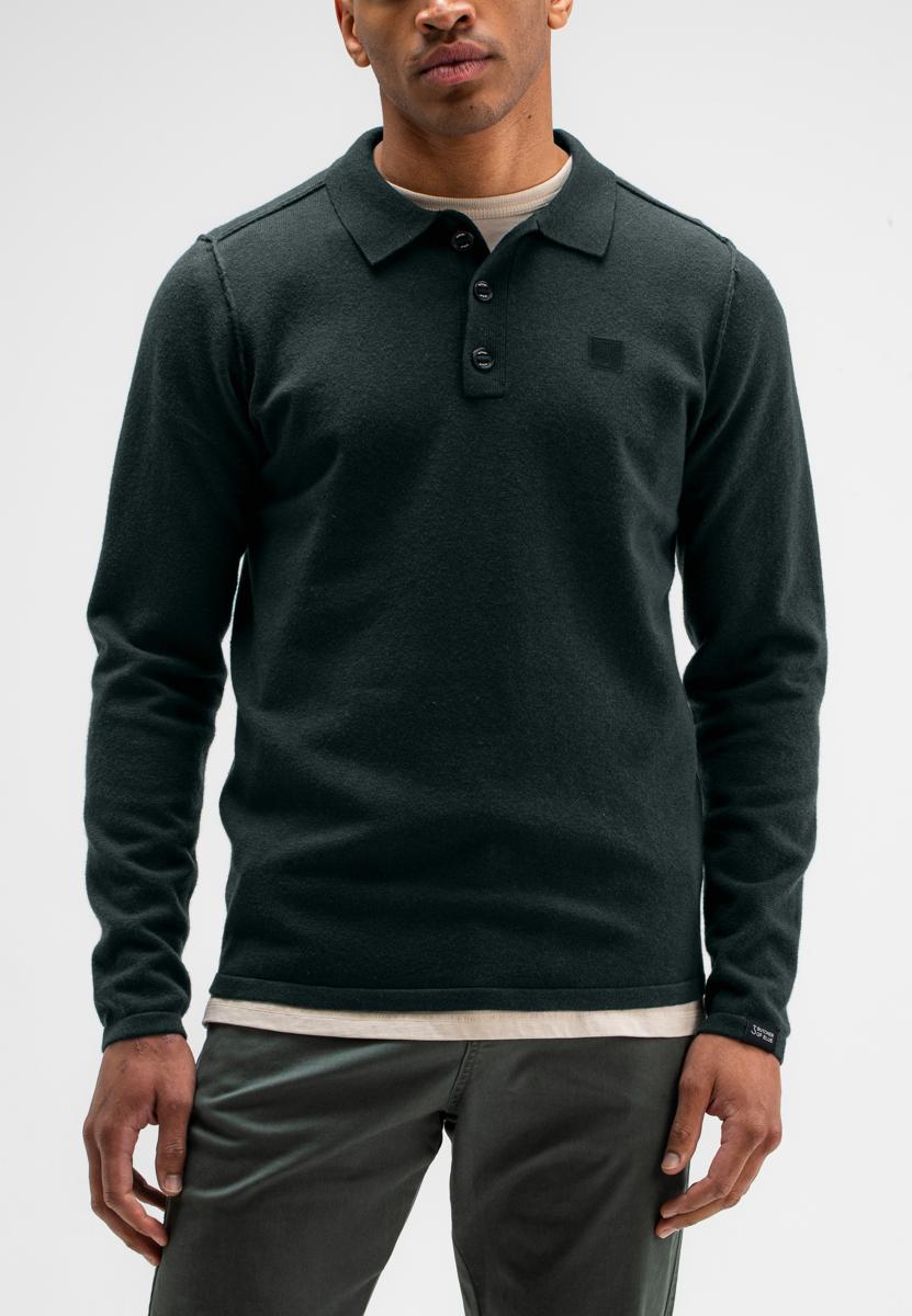 Butcher of Blue Trui Clifden Polo Groen 1