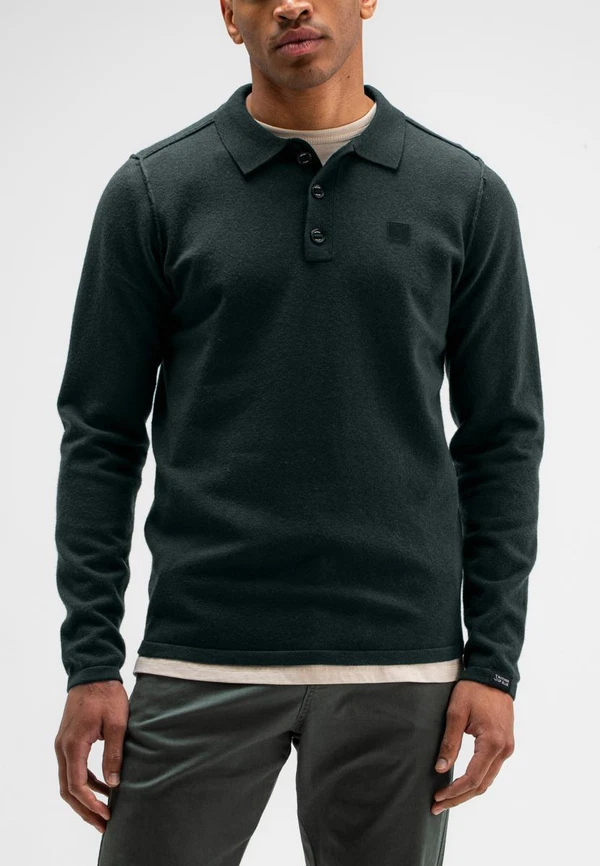 Butcher of Blue Trui Clifden Polo Groen 1