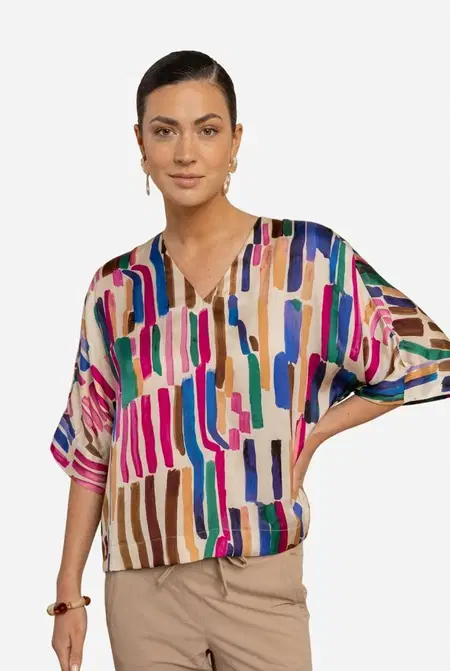 Studio Anneloes Blouse Madison spot top Roze 1