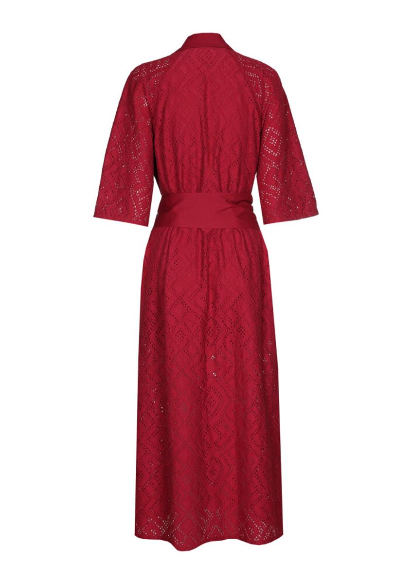 Caroline Biss Jurk 1155 Rood 3