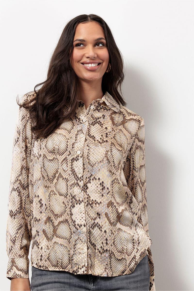 Studio Anneloes Blouse Bobby Snake Geel  1