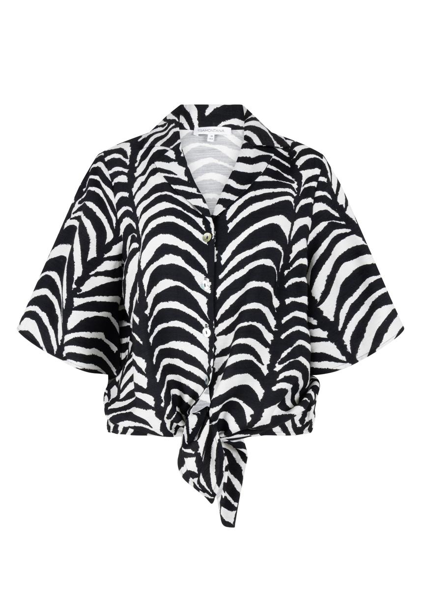 Tramontana Blouse C28-20-301 Zwart 1