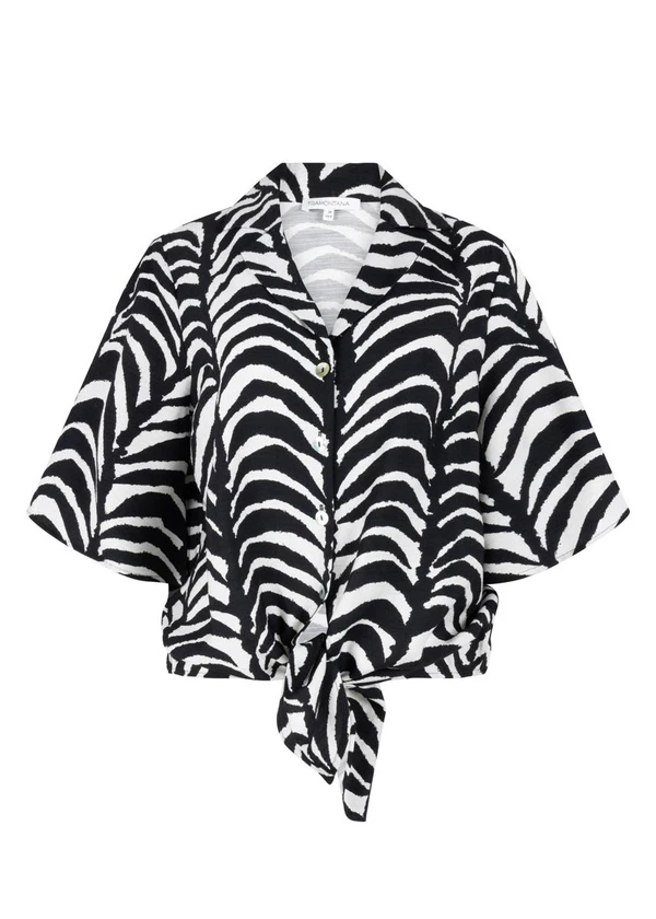 Tramontana Blouse C28-20-301 Zwart 1