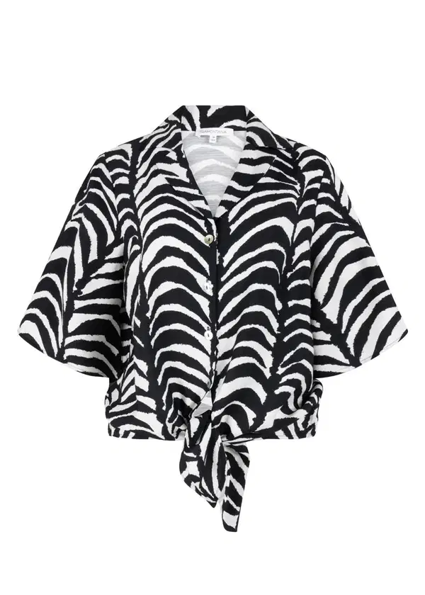 Tramontana Blouse C28-20-301 Zwart 1