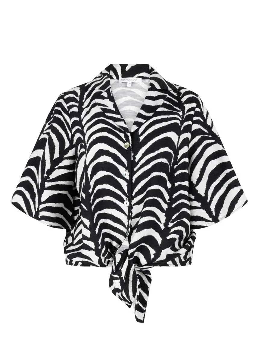Tramontana Blouse C28-20-301 Zwart 1