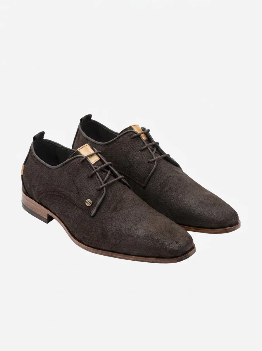 REHAB Veterschoenen Greg Wall Suede Bruin 1