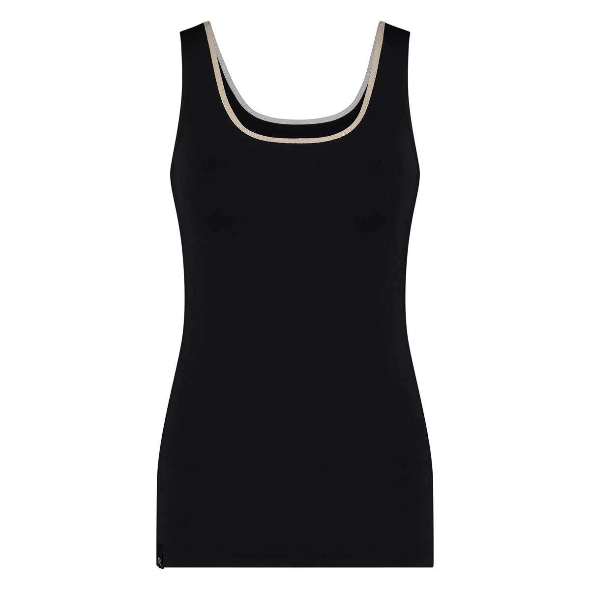 NUKUS Top Juba Singlet Zwart 2