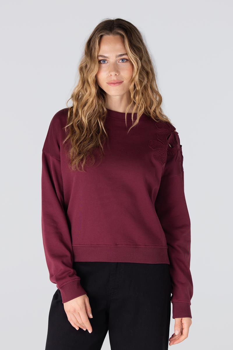 Jansen Amsterdam Sweater Gaby Rood 1