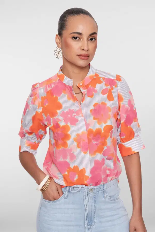 Geisha Blouse 63488-20 Oranje 1