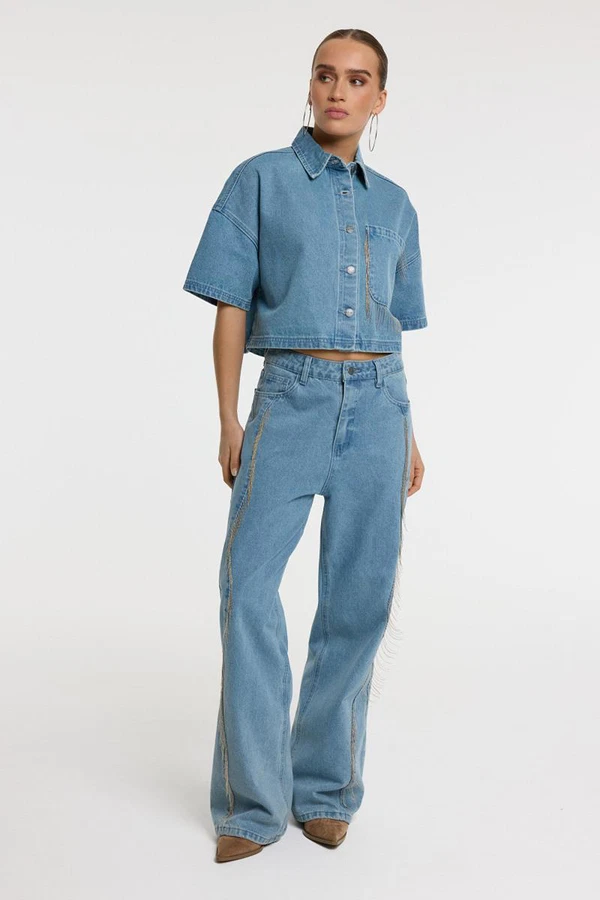 Refined Department Jeans Payto Blauw 1