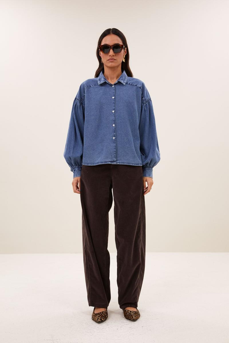 By-Bar Blouse 26412008 Blauw 6
