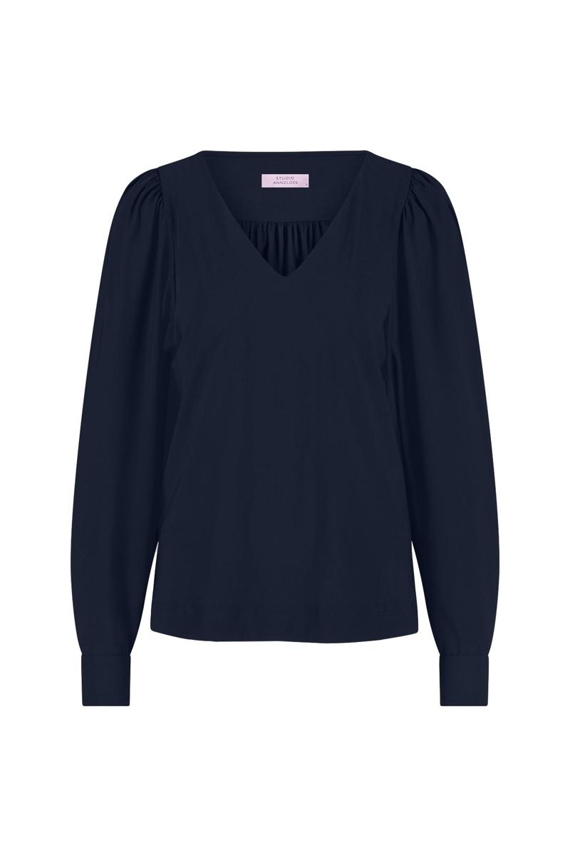 Studio Anneloes Studio Anneloes Blouse Les top Blauw 1