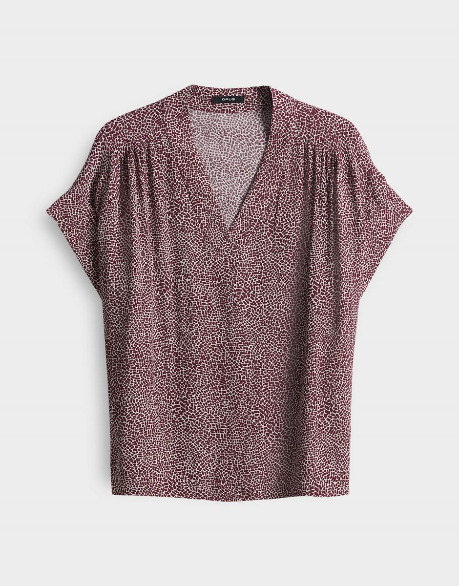 OPUS Blouse Filva Minimal Paars 2