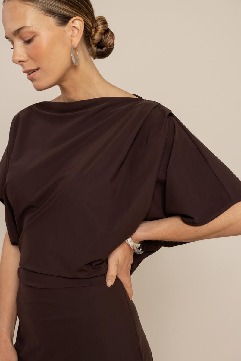 Studio Anneloes Jurk Ineke dress Bruin 4