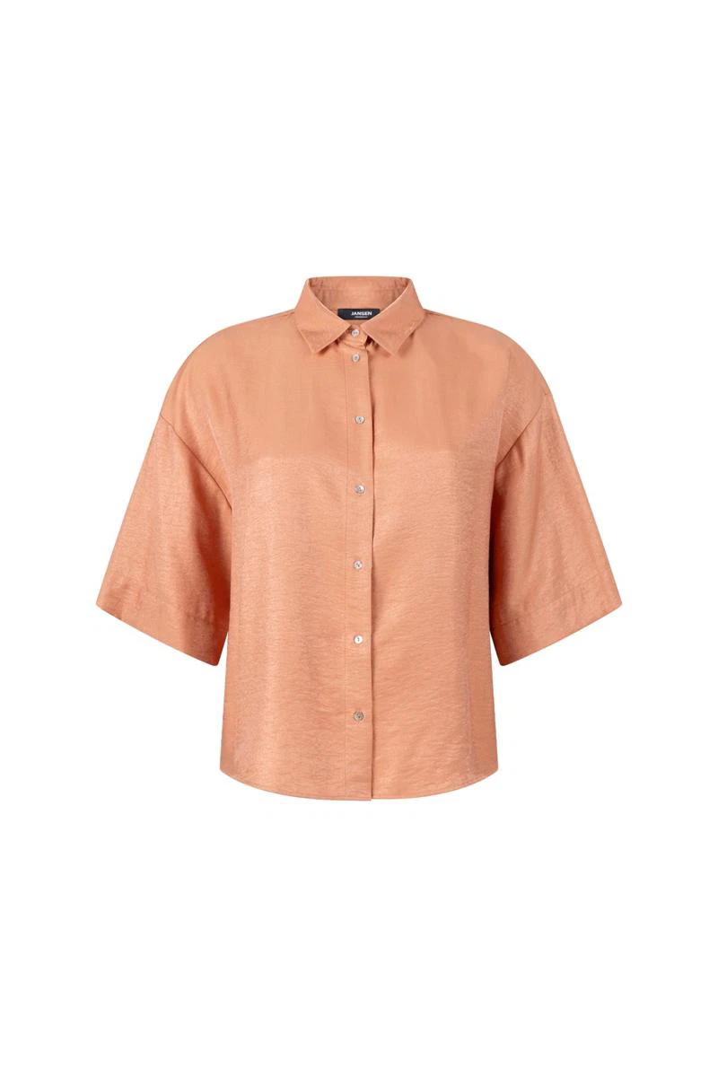 Jansen Amsterdam Blouse Pia Oranje 2