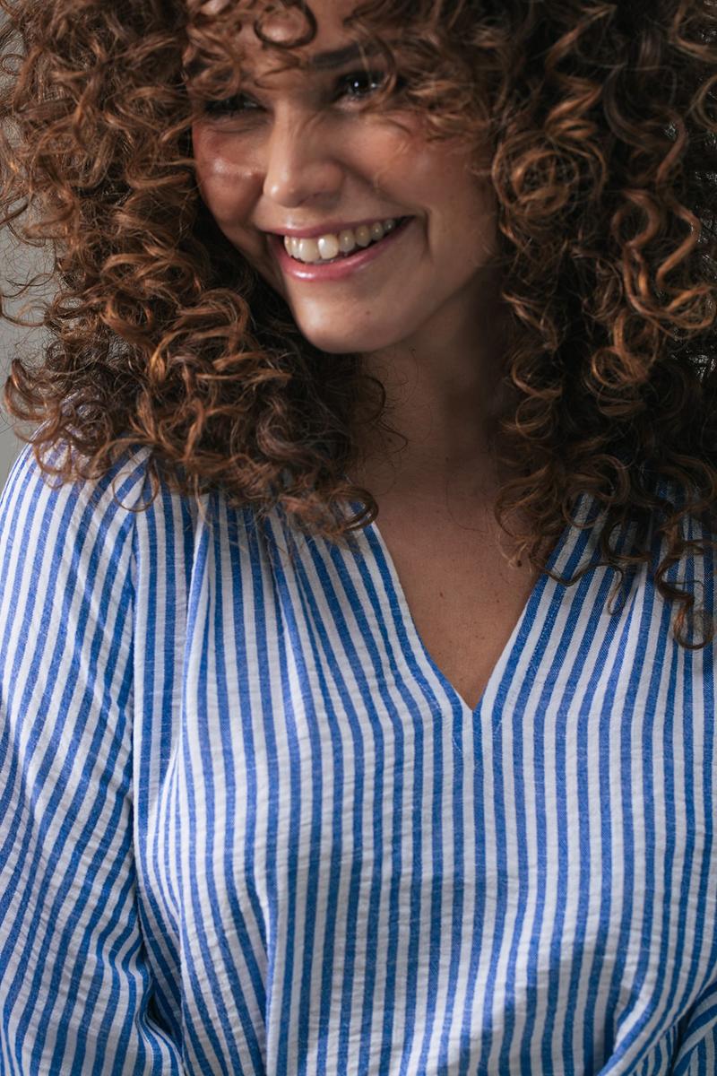 Label DOT Jurk 2613013 Blauw 3