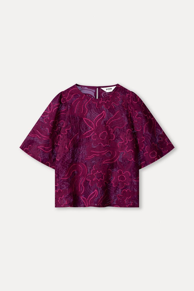POM Amsterdam Blouse SP9337 Paars 1