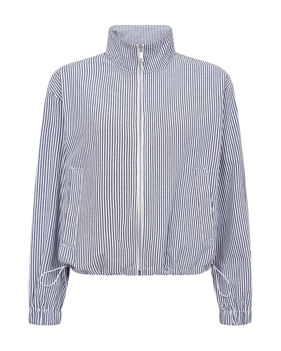 Freequent Blazer Karo Blauw 1