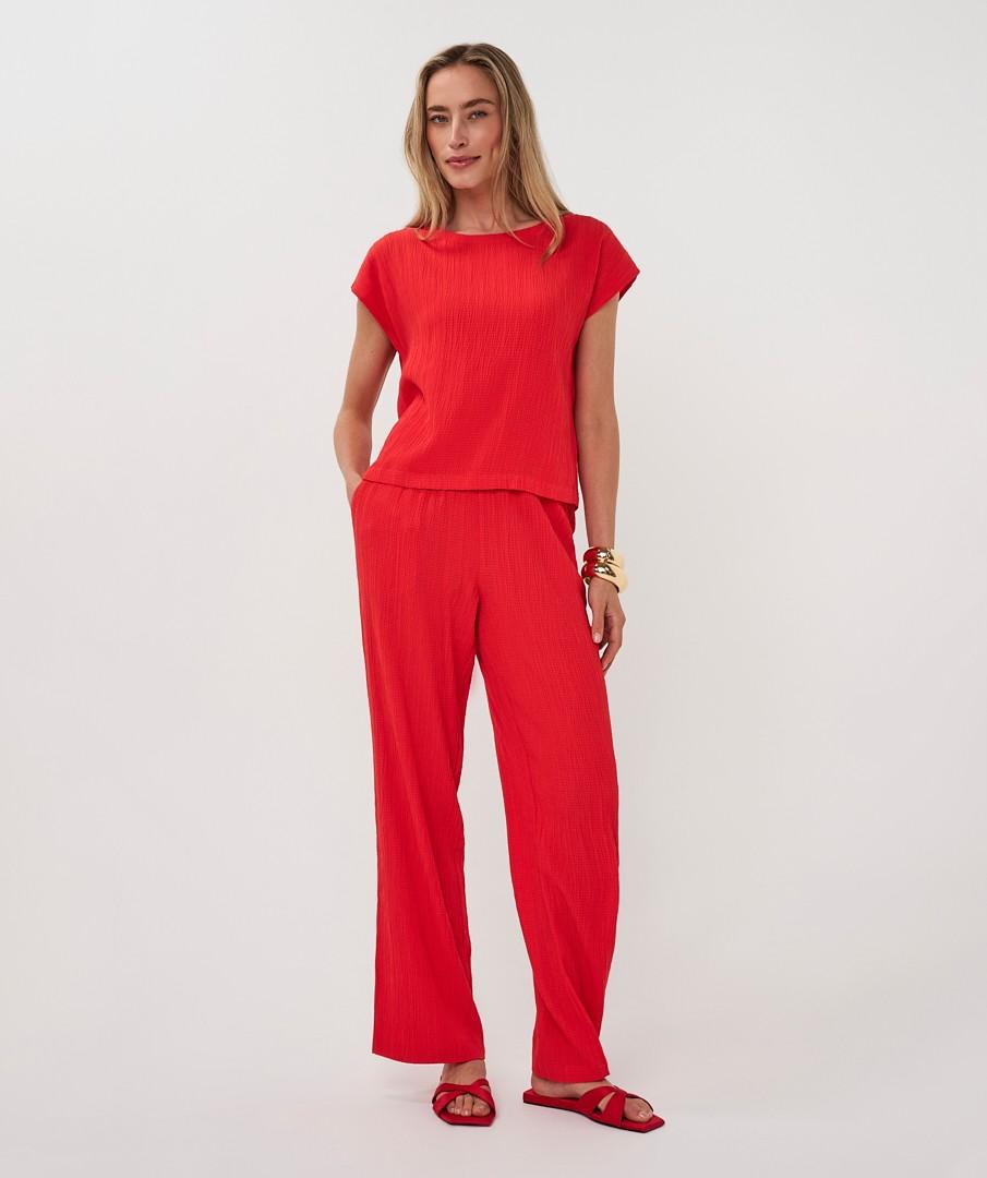 EsQualo T-Shirt HS26.10234 Rood 1