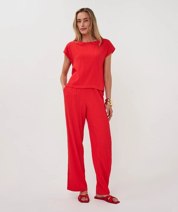 EsQualo T-Shirt HS26.10234 Rood 1