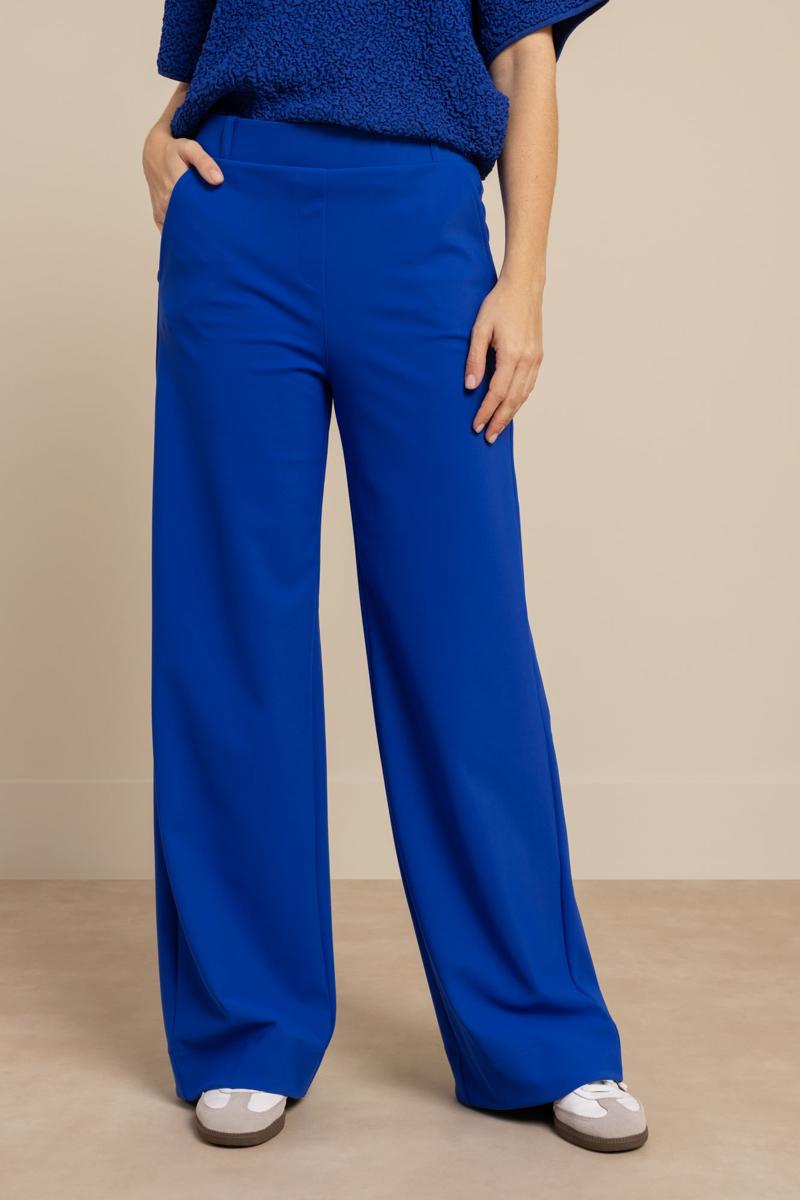 Studio Anneloes Pantalon Lexie Bonded Blauw 1