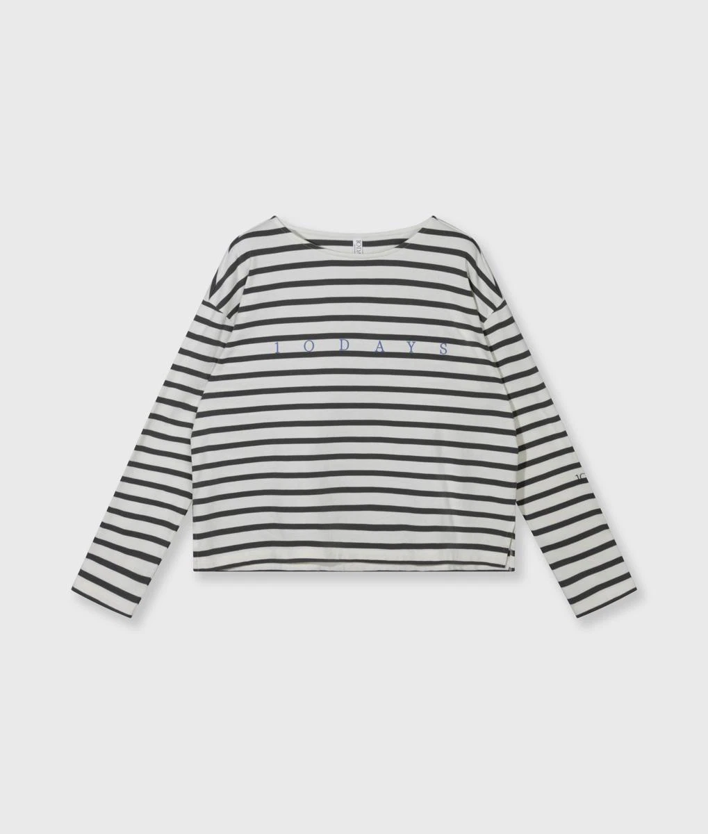 10DAYS Sweater 20-775-6203 Grijs 4