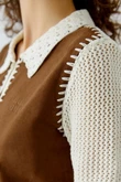 Oui Vest 0097159 Bruin 4