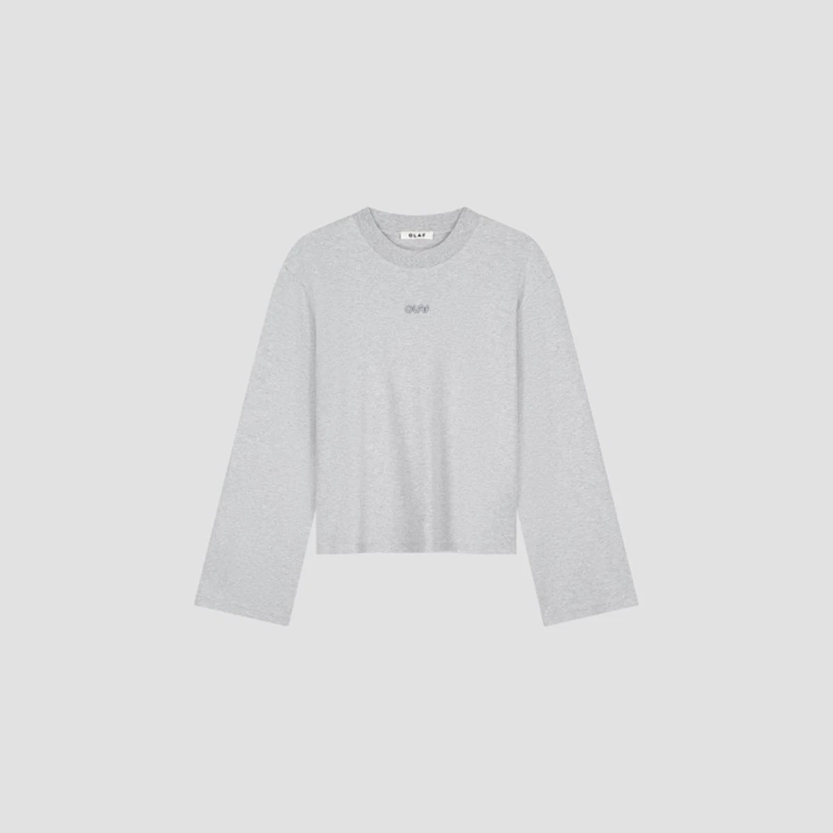 OLAF Longsleeve Retro Log Grijs 2
