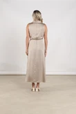NUKUS Jurk Violet Taupe 3