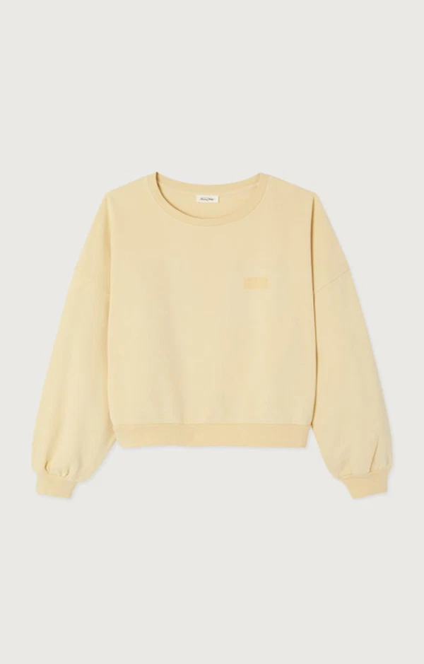 American Vintage Sweater Jitbay Geel  1