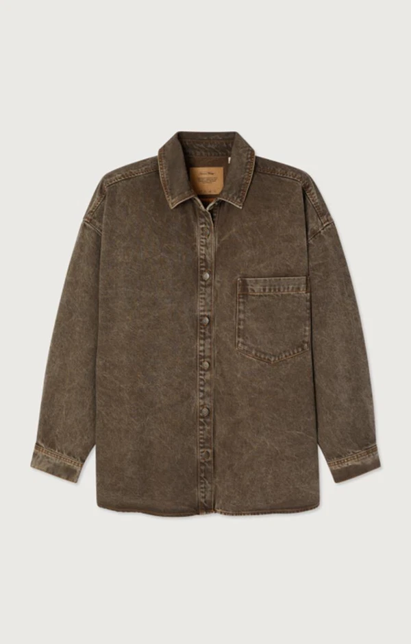 American Vintage Blouse Oshow Bruin 1
