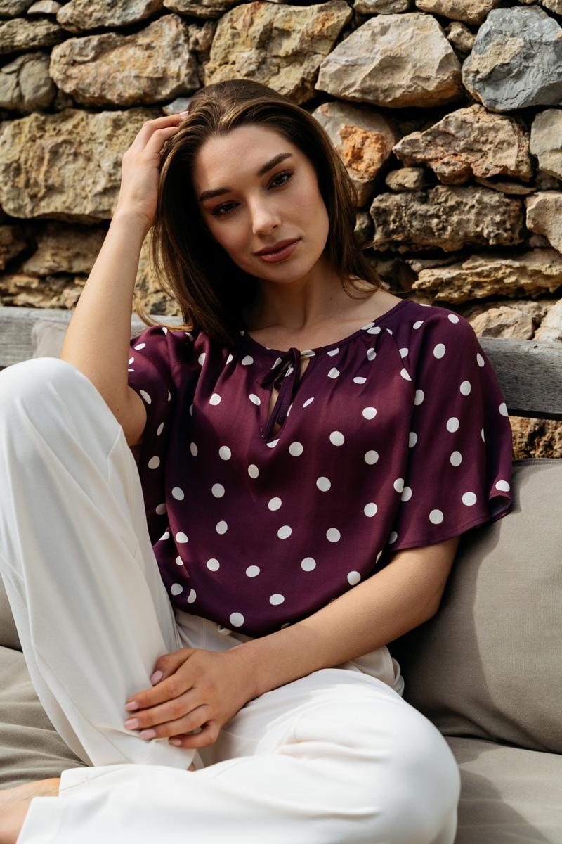 &Co Woman T-Shirt TO369 Paars 6