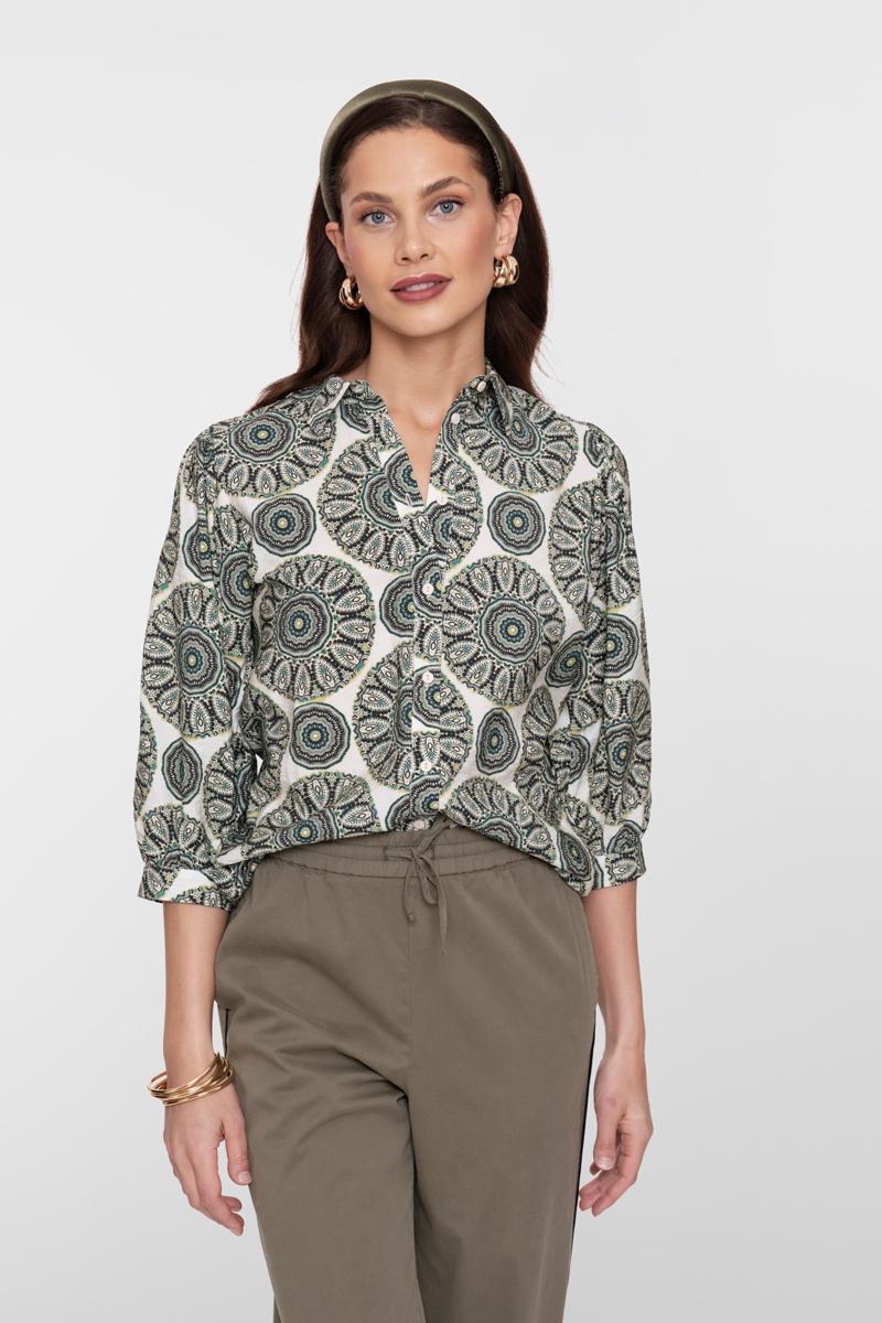 Geisha Blouse 63253-20 Groen 1
