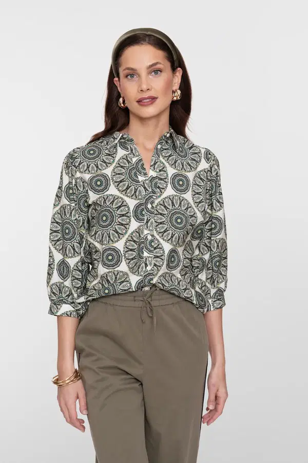 Geisha Blouse 63253-20 Groen 1