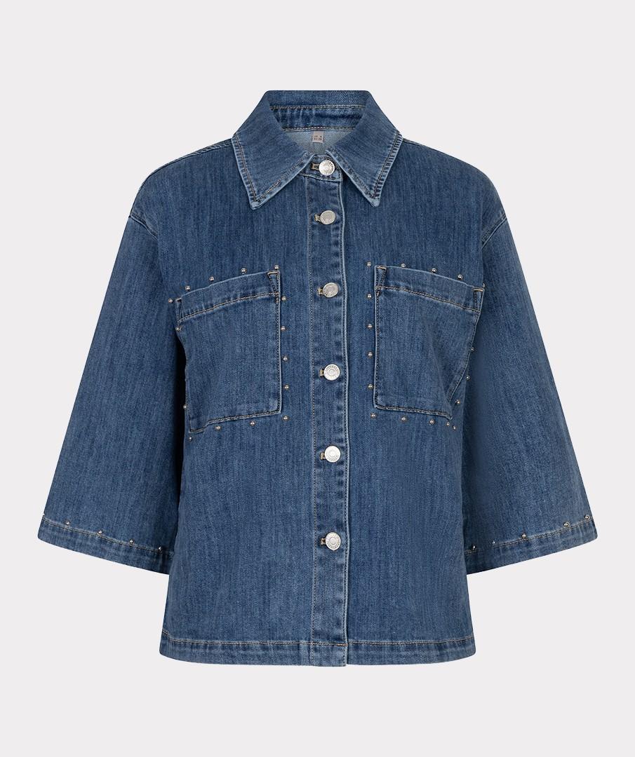 EsQualo Blouse SP26.12016 Blauw 2