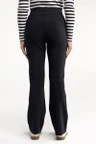 Studio Anneloes Pantalon Flair Bonded Zwart 5